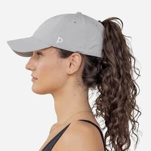 $124 New Ponyback hats set of 2 - black and grey small medium